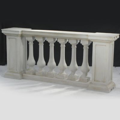Image of Balustrade with 2 Pedestals